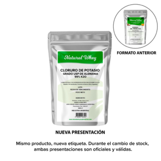 CLORURO DE POTASIO GRADO USP DE ALEMANIA 99% K2O