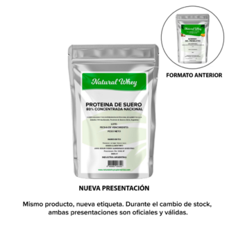 PROTEINA DE SUERO 80% CONCENTRADA NACIONAL